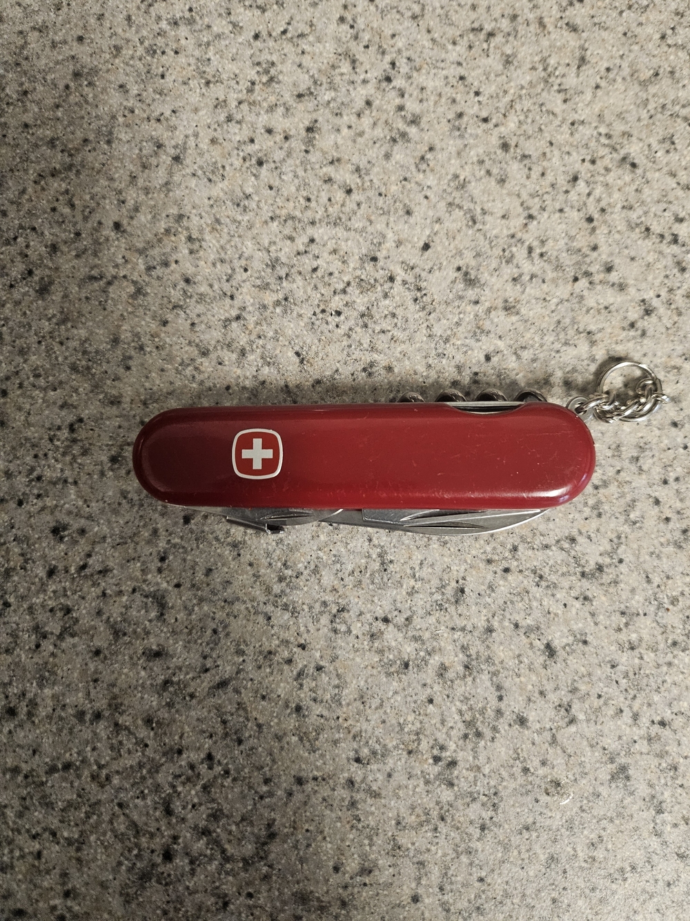 Victorinox Red Multi-Tool Pocket Knife with Keyring